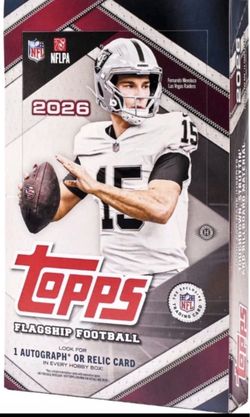 2026 Topps Flagship football hobby box
