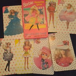 Collectible 1991 Barbi Fashion Shopping Spree Giant Cards
