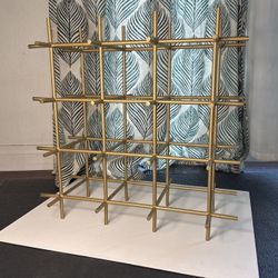 9 Bottles wine rack - Modern Metal Rod Wine Bottle Holder