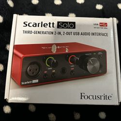 Focusrite Scarlett Solo 3rd Gen