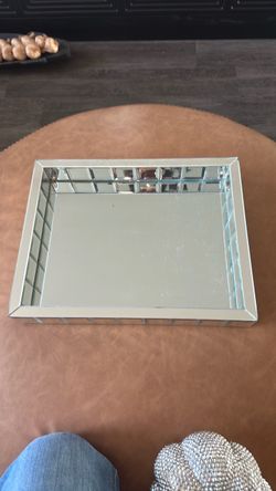 Decorative Mirrored Vanity Tray