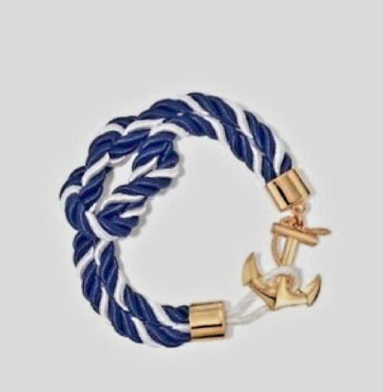 Nautica Anchor Cord Bracelet