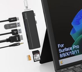 Surface Pro 8/9/X/10 Dongle - Surface Pro 9 Adapter with 4K HDMI