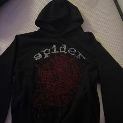sp5der og rhinestone hoodie