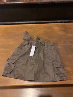 Brand new brown cargo skirt