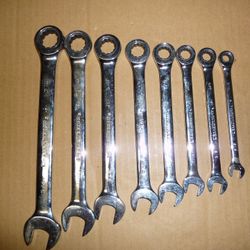 8 Piece GearWrench Combination Wrenches