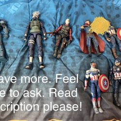 Action Figures Different Brands 