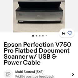 Epson Perfection V 750 Scanner