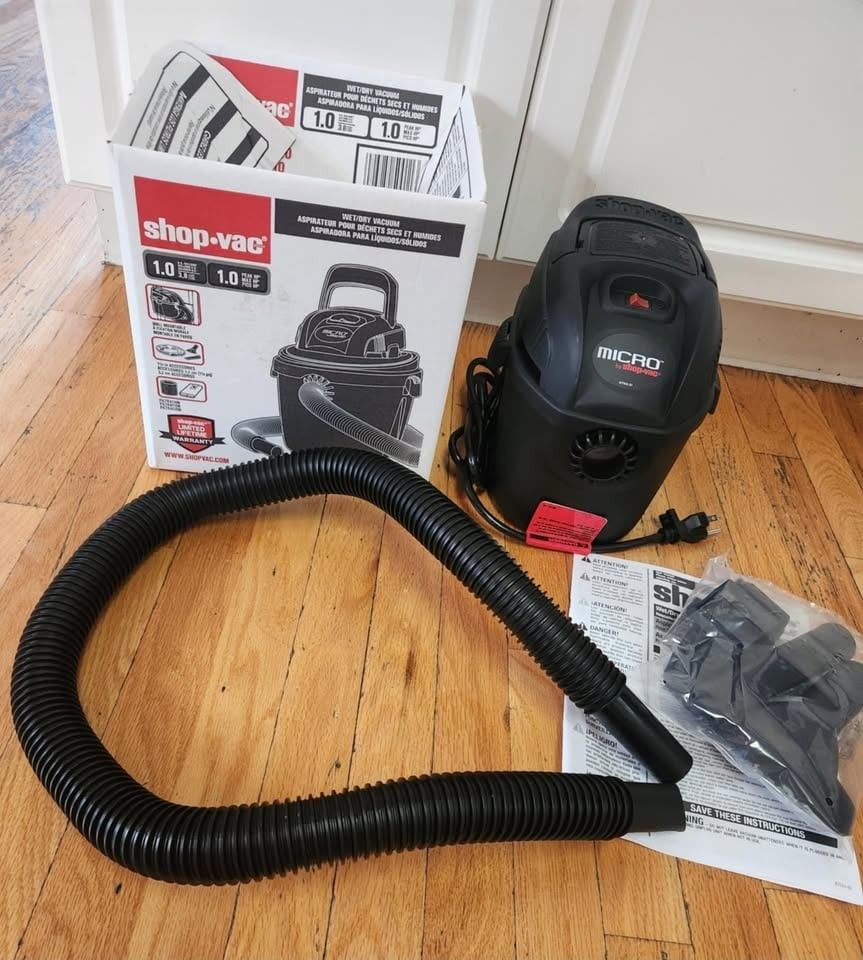 Shop Vac - 1 Gallon Micro Wet/Dry Portable Vacuum- NEW in Box!