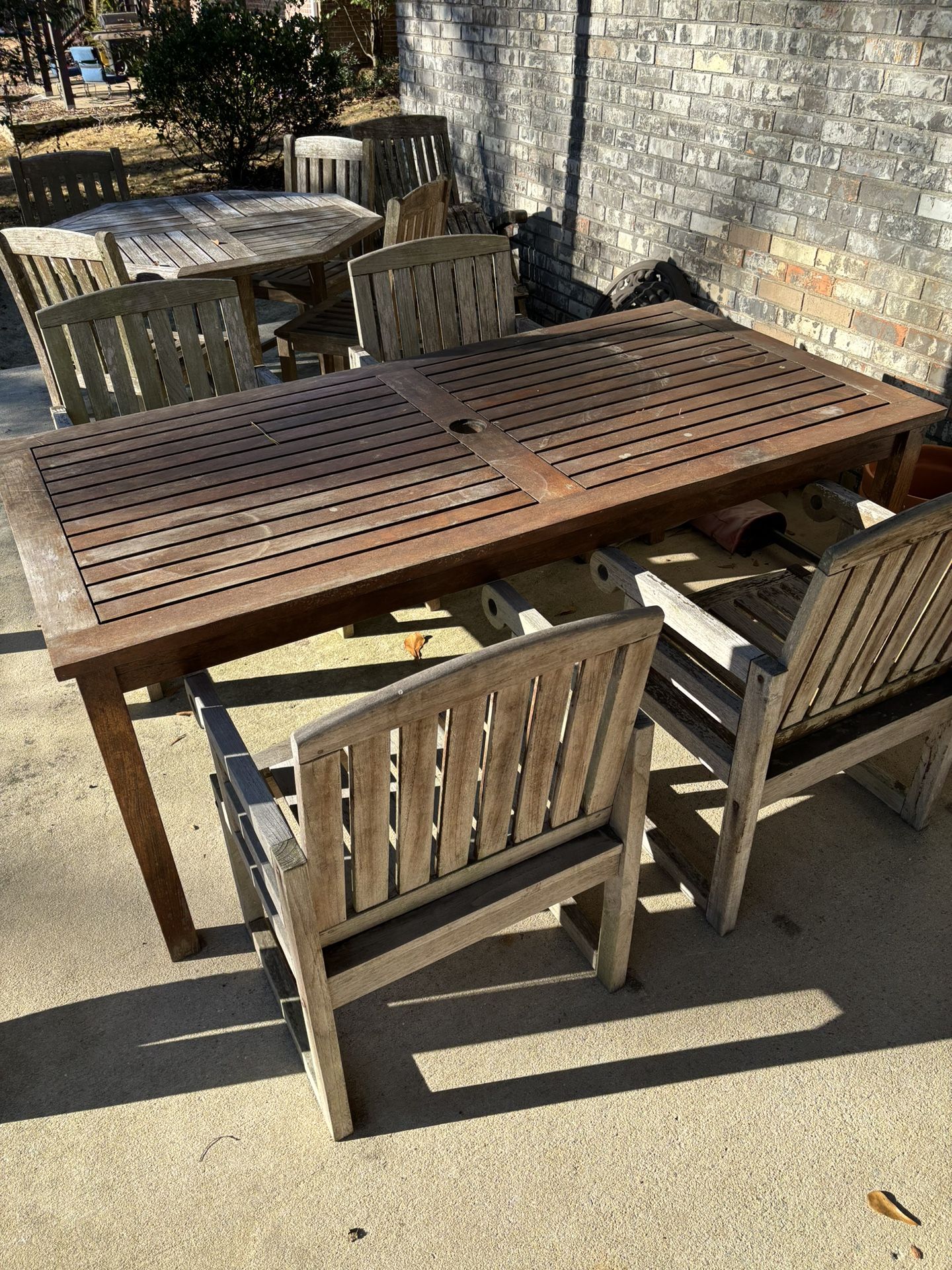 Teakwood Outdoor Table And Chairs
