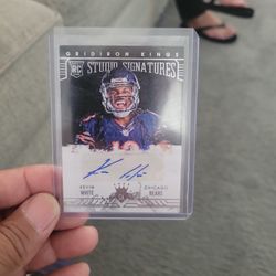 Kevin White Rookie Auto Number 26/35 Gridiron Kings Football Card