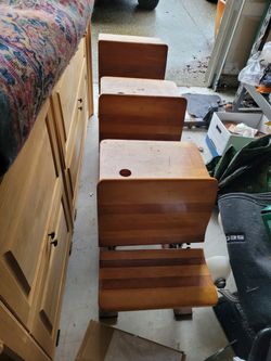 Antique School Desks