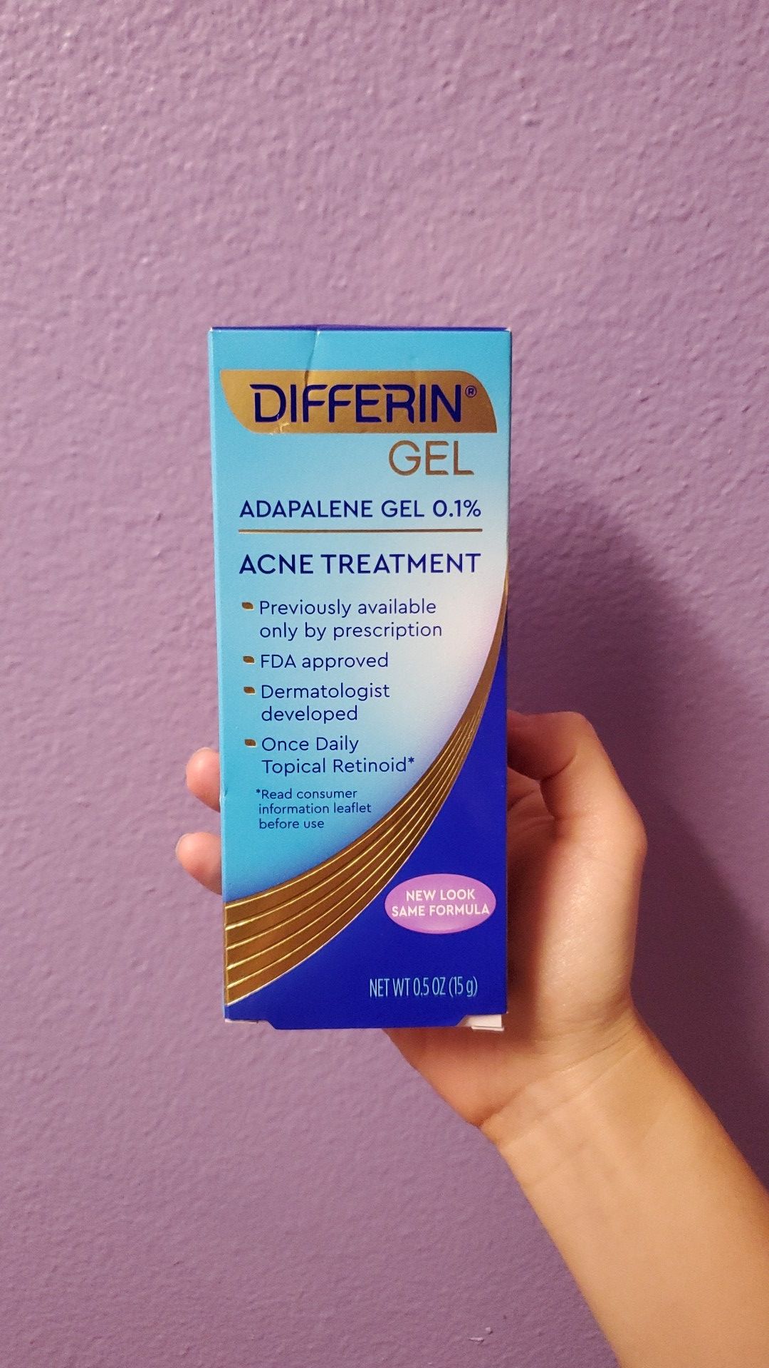 New Differin Gel 0.5oz
