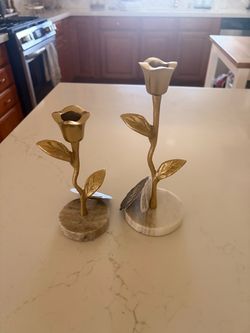 Tulip candle holders
