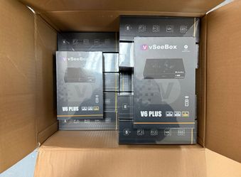 VSeeBox V6 Plus Android Streaming Device 6K UHD Free Channels Unlimited Entertainment Wholesale Bulk Discount Financing Approved