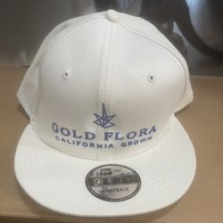New Era Gold Flora California Grow Hat