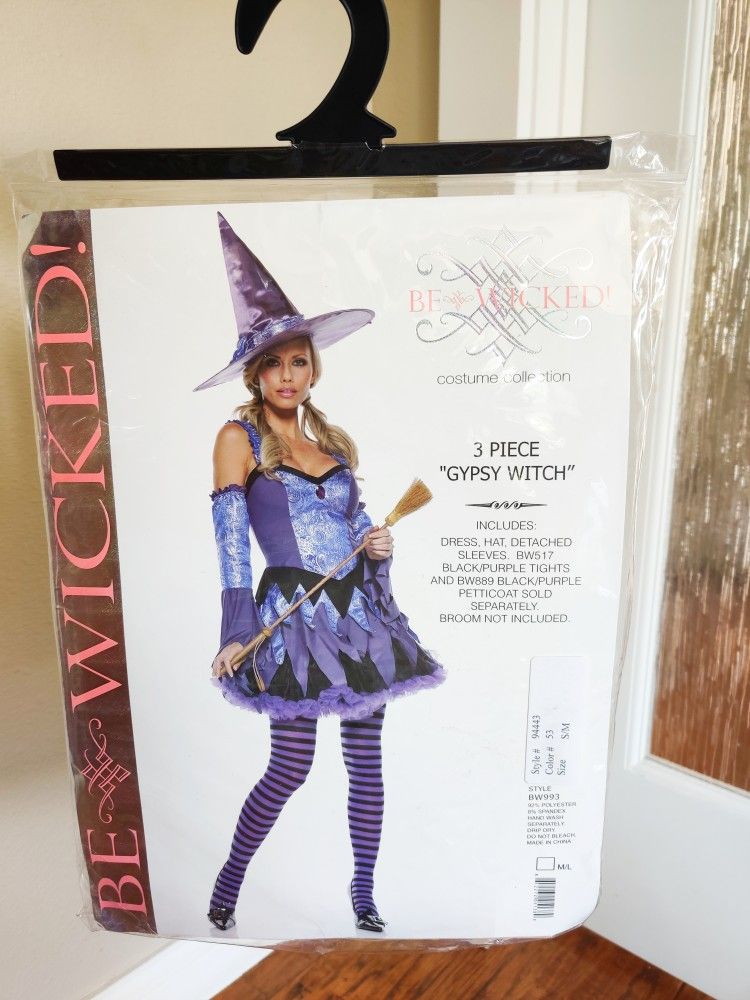 Witch Costume Size S/M