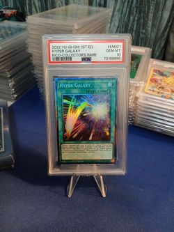 Yu-Gi-Oh Hyper Galaxy PSA 10 Collector's Rare