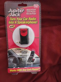 Make your car radio into a speakerphone.