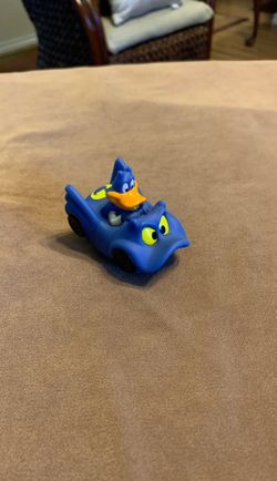 1991 Daffy Duck as Bat-Duck in his Duckmobile Toy - 1991 McDonald's Happy Meal Super Looney Tunes Series