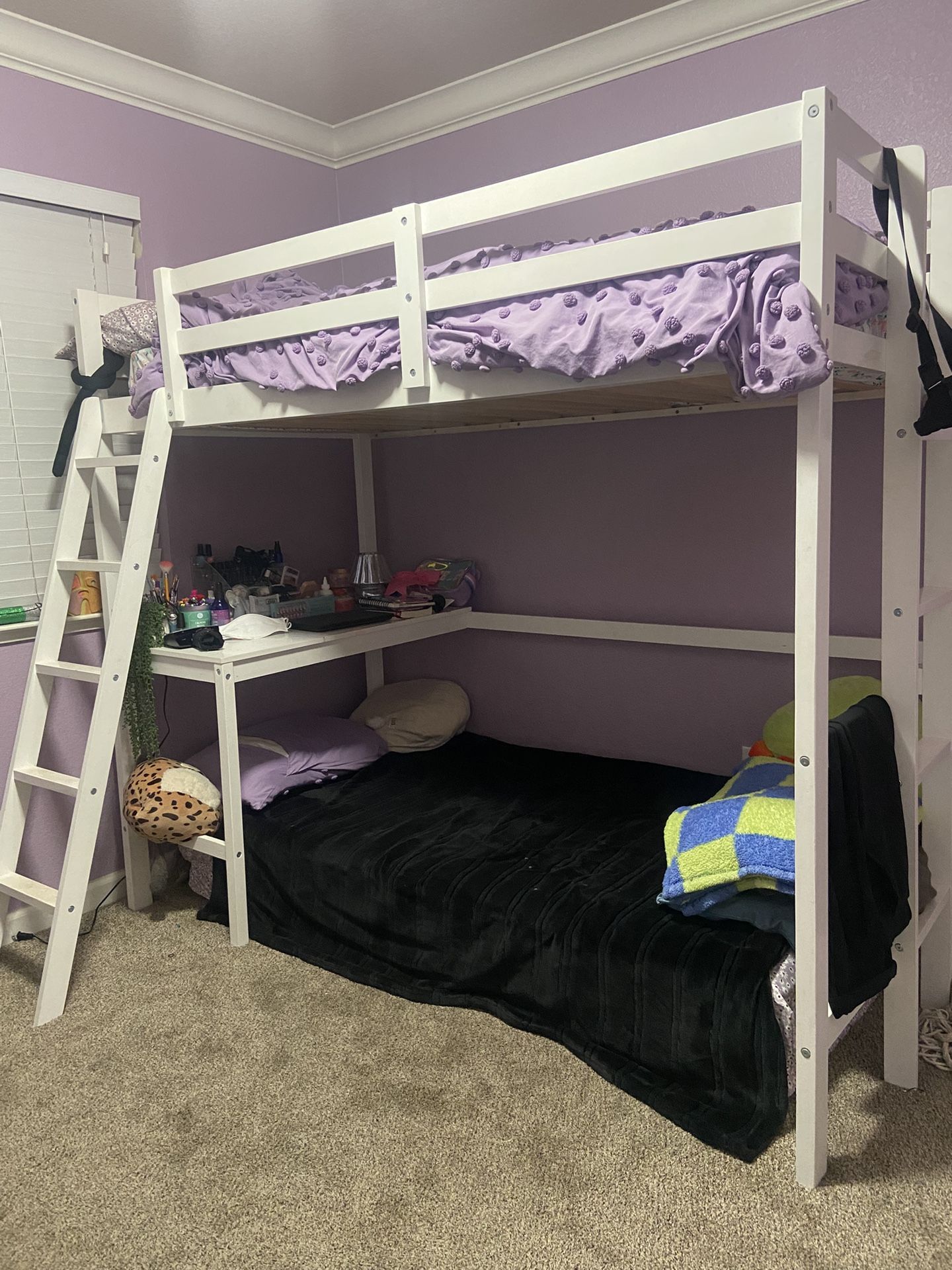 Loft Bunk Bed With Desk