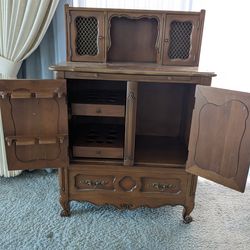 Antique wine cabinet