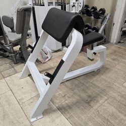 Icarian Seated Preacher Curl Bench Commercial Gym Equipment Exercise Fitness Weight Machine
