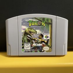 Turok Dinosaur Hunter for Nintendo 64 n64 video game console system one 1 cart cartridge