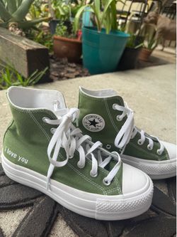 Green Converse Chuck