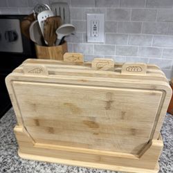 Bamboo Cutting Board Set of 4