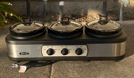Bella Triple Slow Cooker