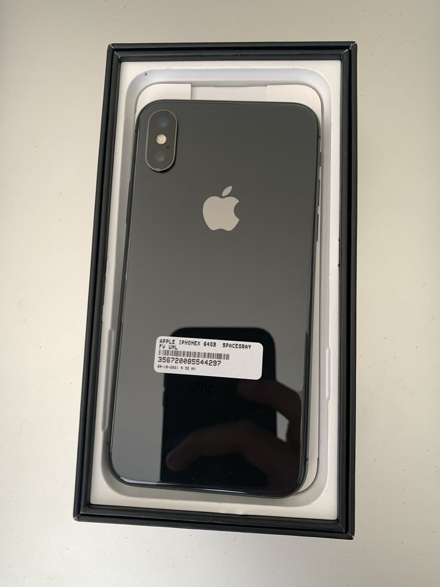 Iphone X Jet Grey 64GB ANY CARRIER