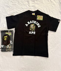 A Bathing Ape Black T Shirt Medium and small