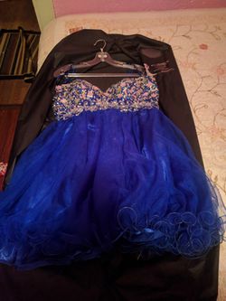 Blue prom dress size 12