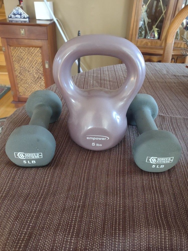 Kettlebell And Dumbbells
