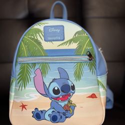 Loungefly Disney Lilo & Stitch Turtle Beach Mini Backpack