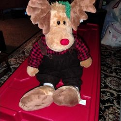 Jolly Moose Stuffed Animal 