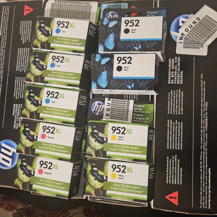 HP 952 And HP 592XL Ink NEW Original