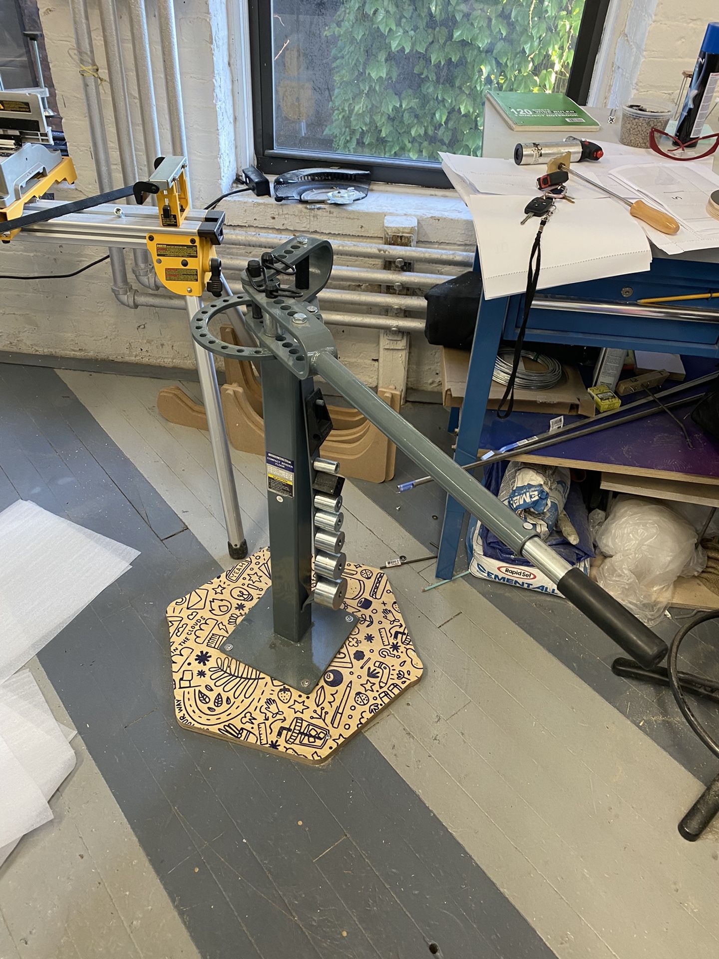 Using The Harbor Freight Compact Bender For Steel Target HarborFreight