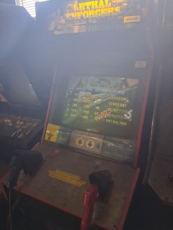 Lethal enforcer arcade video game