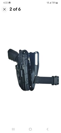 Level 3 Retention Duty Holster, Low Ride, RH Glock17, 19 GENS 1-5 