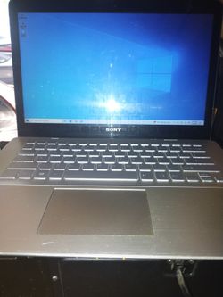 Sony Vaio Touch Screen Laptop