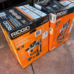 Rigid All Size Vacum Wet Dry 6 Gallons 12 Gallons And 18 Gallon  