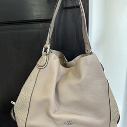 Coach Handbag Edie Glove-tanned Tea Rose Stone