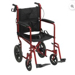 BRAND NEW IN BOX DRIVE FOLDABLE TRANSPORT WHEELCHAIR
