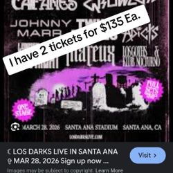 Los Darks GA Tickets 