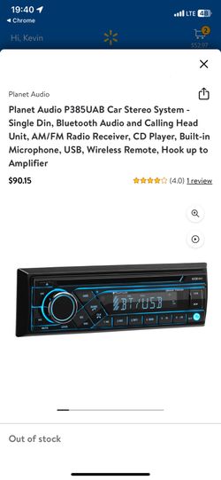 Planet Audio Bluetooth Stereo 