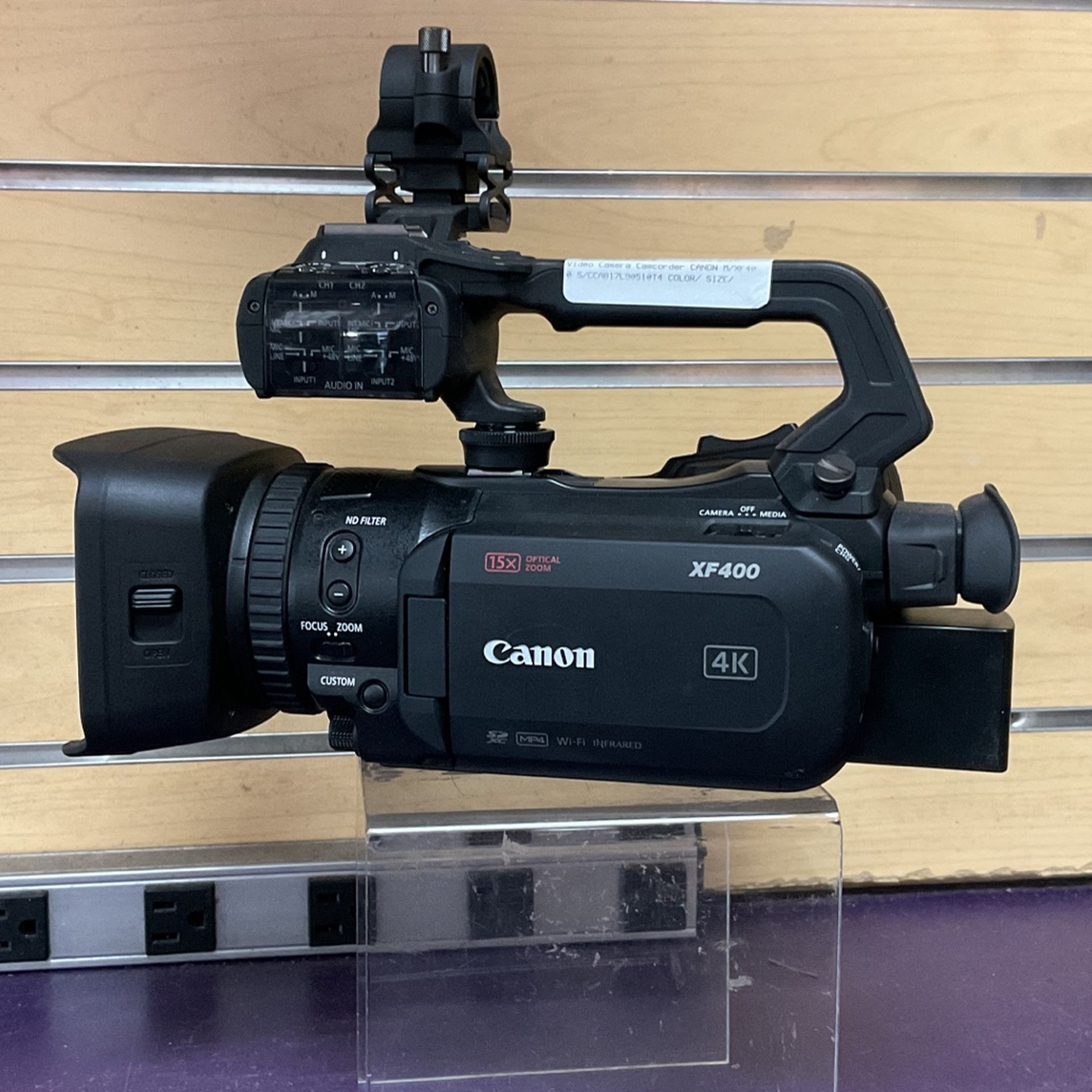 Canon FX400 Camcorder 4K60