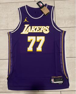 Los Angeles Lakers Luka Doncic Authentic Stitched Jersey Size 48 L