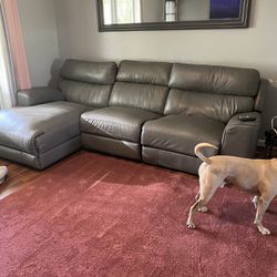 Clean Oversized Recliner Sofa With Chaise